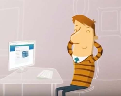 Vídeo corporativo Ilustraciones animadas para BBVA 